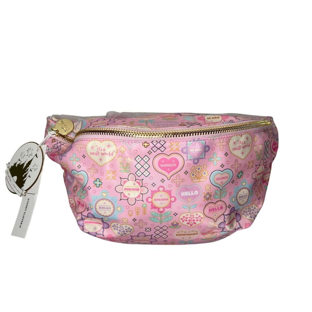Stoney Clover Lane x Disney Small World Jumbo Fanny NWT